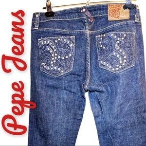 Pepe Jeans Blue Boot Cut Women Jeans